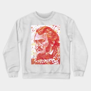 GUSTAVE DORE watercolor portrait Crewneck Sweatshirt